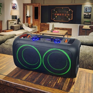 Kép 6 Inch 40W Xách Tay Cho <span class=keywords><strong>Bluetooth</strong></span> Loa Đầy Màu Sắc LED Công Suất Cao Loa Siêu Trầm Nhà Karaoke Hệ Thống Âm Thanh Cho Ngoài Trời Sử Dụng Batte - Product Image 4