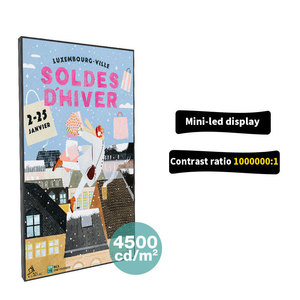 Affichage numérique LCD à rétroéclairage dynamique Mini LED personnalisé de 32 pouces, 1152 zones, économie d'énergie de 40%, gradation locale, affichage <span class=keywords><strong>publicitaire</strong></span> - Product Image 1