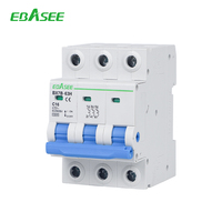 Disjoncteur miniature AC OEM pour rail DIN, 4, 5, 6, 10 kA, 4 pôles, C16, 6A, 50A, 25A, 32A, 63A, 125A