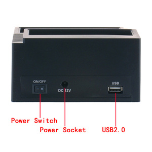 オールイン1 2.5 \ "& <span class=keywords><strong>3.5</strong></span> \" IDE SATA HDDハードドライブディスククローンドッキングステーションマルチカードリーダーとUSBインターフェイス - Product Image 2