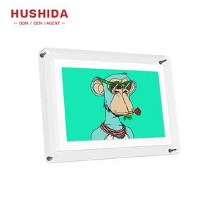 Home Furnishing Decoration Premium Gifts 10.1 inch NFT Digital Photo Picture Frame MP4 Video Player
