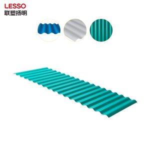 Tuiles de toit ondulées en PVC renforcé, isolation acoustique, résistantes aux intempéries, tôles ondulées pour entrepôts commerciaux - Product Image 1