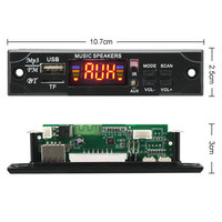 Module de carte de décodage d'autoradio Bluetooth MP3 VIRE 5V ou 12V USB TF USB FM