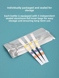 Bandelettes de <span class=keywords><strong>test</strong></span> 6 en 1 pour piscine et spa : <span class=keywords><strong>test</strong></span> du chlore total, du brome, du pH, de l'alcalinité totale, de la dureté totale, de l'<span class=keywords><strong>acide</strong></span> <span class=keywords><strong>cyanurique</strong></span>, kit de <span class=keywords><strong>test</strong></span> de la qualité de l'eau - Product Image 3