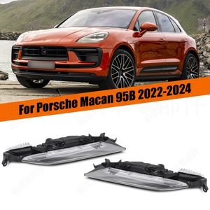 Feux de jour à LED pour Porsche Macan 95B 2022-2024, lampe de pare-chocs avant droite 95B941042B, gauche 95B941041B - Product Image 2