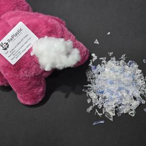 3 ए नीले और सफेद रैपेट फ्लेक्स/पुनर्नवीनीकरण पालतू फ्लेक्स पॉलिएस्टर स्टेपल फाइबर में - Product Image 1