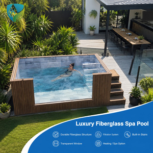 <span class=keywords><strong>Piscine</strong></span> hors sol en fibre de verre préfabriquée pour hôtel, complexe hôtelier, villa, entrepreneur extérieur - Product Image 2