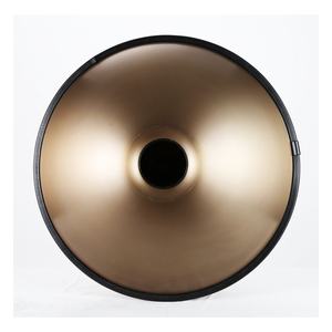 JELO T-11 22 pouces en acier inoxydable or <span class=keywords><strong>Mandragora</strong></span> Handpan tambour débutant Logo personnalisé 9/10 Notes D mineur/langue kurde Instrument - Product Image 5