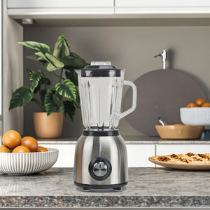 Licuadora Portátil JIZYA con Recipiente de Vidrio, Carcasa de Acero Inoxidable, Electrodoméstico Multifuncional para el Hogar - Product Image 3