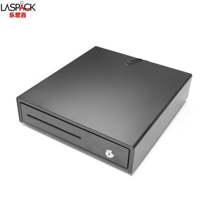 LASPACK Tiroir-caisse 13 pouces avec 4 compartiments billets et 8 compartiments pièces, tiroir-caisse métallique pour PDV, verrouillage à clé et interface RJ11 pour magasin de détail - Product Image 5