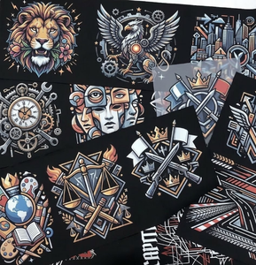 Vinilo Termoadhesivo al por Mayor de Fábrica, Diseños Lavables Impresos en Serigrafía sobre PET y Goma, Adhesivos para Prendas, Logotipos Personalizados, Transferencia Térmica - Product Image 2