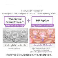 Sérum Ampoule Coréen au Collagène et Peptides 30ml Anti-âge, Éclaircissant, Hydratant, Raffermissant et Illuminateur pour Tous Types de Peau