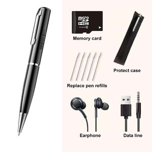 Bán Buôn Xách Tay Kỹ Thuật Số Bằng Giọng Nói Ghi Văn Bản Một Nhấp Chuột Ghi Âm Bút Tiếng Ồn Hủy Bỏ TF Thẻ MP3 Máy Nghe Nhạc Âm Thanh Ghi Âm - Product Image 4