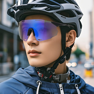 Lunettes de cyclisme avec monture Tr90, verres en PC, coupe-vent, lunettes de sport d'extérieur, type 3, pare-soleil, protection UV400 - Product Image 2