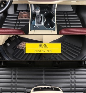 Indentazione durevole antiscivolo impermeabile della stuoia del pavimento dell'auto modello diamantato di alta qualità facile da pulire (opzione molti colori) - Product Image 3