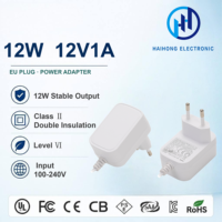 Alimentation universelle 12 volts 1 ampère 12 watts, adaptateur secteur AC/DC pour routeur, caméra CCTV, bande LED, prise US