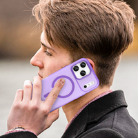 Coque de téléphone magnétique transparente ultra-fine et colorée pour iPhone 18 Pro Max, étui de protection givré anti-chute pour iPhone 17