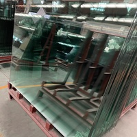 Plaques de verre trempé dépoli de 10 mm et 12 mm d'épaisseur pour murs de bâtiments, escaliers, véranda, fenêtres et clôtures - Transparent et sûr, prix au m²