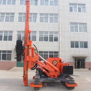 Perforatrice pneumatique multifonctionnelle sur chenilles HJH ZY168 56kW 4710kg pour forage de pieux et dynamitage de roches, profondeur 20-100m - Product Image 6