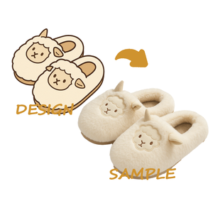 شباشب قطيفة دافئة للأطفال، أحذية لطيفة للبيع بالجملة، شباشب داخلية دافئة من الفرو - Product Image 6