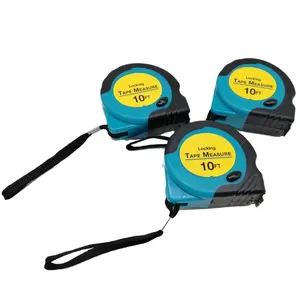 Hot sell 3pcs tape measure set with logo custom with steel balde 0.1mm thickness tape measure