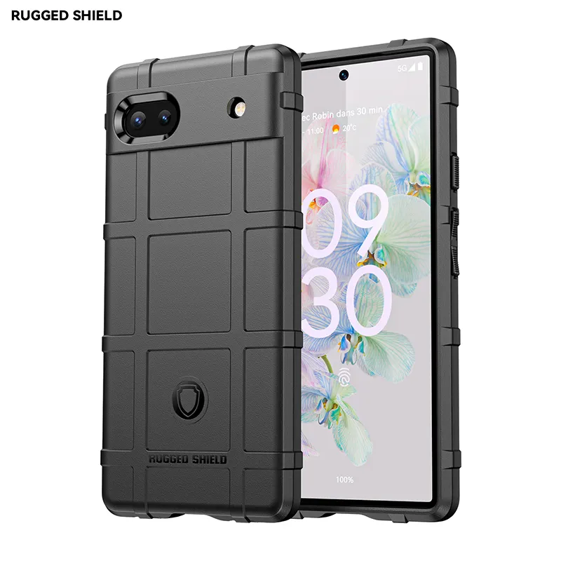 Rugged Shiled Phone Accessories For Google Pixel 7 6 Pro 6A 5 4A 5A Shockproof Case For Pixel 4 3 3A XL Back Cover Coque Fundas
