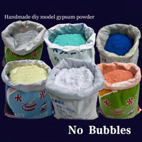 YOYO Whiteness 95% Plâtre en poudre de gypse 2400 Mesh, surface en verre sans bulles d'air, super dur, pour modèles DIY en gypse, résistance à la flexion 8.5MPa