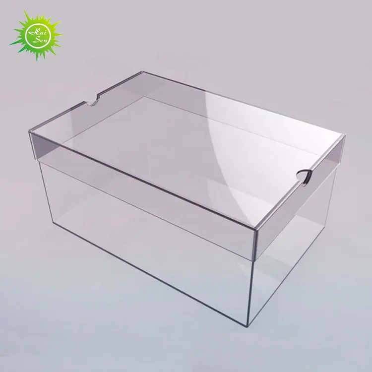 Nhà Máy Giá Bán Buôn Kích Thước Tùy Chỉnh Acrylic Rõ Ràng Giày Lưu Trữ Hộp Cho Trung Tâm Mua Sắm