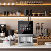 Mesin Espresso Super Otomatis MACAS MACES4C-00 Kelas Komersial Tekanan 9 Bar Boiler Baja Tahan Karat 220VAC 2000W Garansi 1 Tahun