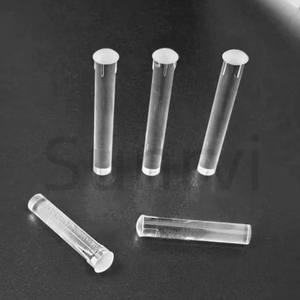 Tuyau de lumière LED transparent 1.5mm Trou Tête ronde Guide de lumière Clips Crew Cut Diamètre 3MM Transparent Stock Guide de lumière LED - Product Image 1