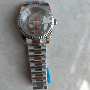 Boîtier de montre en acier inoxydable 904L de 36 mm, 40 mm pour mouvements automatiques NH35 NH36, bracelet de style Président, verre saphir - Product Image 1