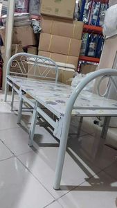Stable Manufacturing Modern Design Factory Affordable Wholesale of Strong Portable <b>Single</b> <b>Metal</b> <b>Frame</b> Folding <b>Beds</b> with Mattress - Product Image 4