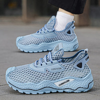 Chaussures de sport décontractées tendance et polyvalentes pour hommes, respirantes et légères, en maille, à lacets, pour la marche en extérieur – Collection été 2026