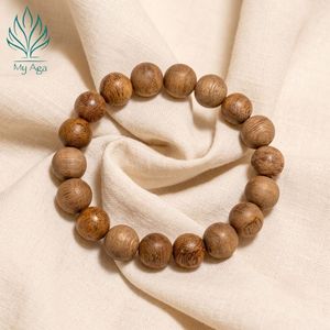 ลูกปัดไม้กฤษณาธรรมชาติรุ่นใหม่ ของขวัญแทนใจ สร้อยข้อมือไม้กฤษณา AL-T10-0002 สำหรับทุกเพศ ขนาด 10 มม. สีสันโดดเด่นจากเวียดนาม - Product Image 1