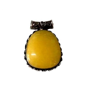<span class=keywords><strong>Collana</strong></span> con <span class=keywords><strong>Ciondolo</strong></span> in <span class=keywords><strong>Ambra</strong></span> Naturale alla Moda - Product Image 1