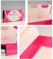 Nouvelle conception, boîte d'emballage pour extensions de cheveux biodégradable avec laminage mat et revêtement UV, couleur personnalisée, pour extensions de cheveux et perruques