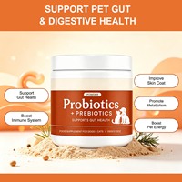Poudre de probiotiques et de prébiotiques personnalisée pour la santé intestinale des chiens et des chats