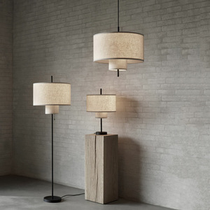 Lampe sur pied LED moderne minimaliste nordique pour chambre à coucher, salon, lampe de table - Product Image 3