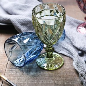 Bicchieri da Vino in Cristallo Trasparente Personalizzati con Logo, Rosa e Blu, per Matrimoni e Champagne, Vendita all'Ingrosso - Product Image 2