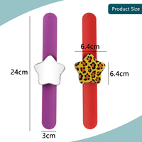 Bracelet magnétique en forme d'étoile à cinq branches, pince à cheveux magnétique, aimant pour raquette, bracelet en silicone magnétique, bande de fixation pour cheveux
