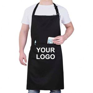 WSY697 High Quality Cross Back Canvas Cotton Women Men Artist Hair Salon Barista Coffee Shop Bakery <b>Work</b> <b>Apron</b> - Product Image 2
