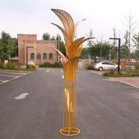 Nouveauté 2024 : Arbre bananier doré à 12 têtes en fer forgé, accessoires de mariage, décorations de scène de mariage, ornements LED, direct usine