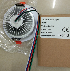 Lámpara LED de Techo RGBW de 12 V CC y 12 W, Ahorro de Energía, Foco LED de 12 V CC y 12 W, Lámpara de Decoración, Panel de Luz - Product Image 1