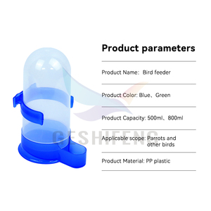 Venta al por mayor <span class=keywords><strong>de</strong></span> fábrica jaula para pájaros comedero colgante PP comedero para pájaros para <span class=keywords><strong>canarios</strong></span> loro - Product Image 5