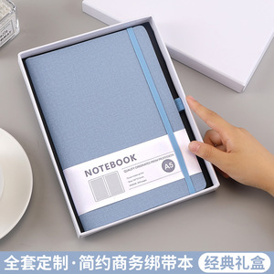 Biểu Tượng Tùy Chỉnh A5a6 Vải PU Cứng Bìa Máy Tính Xách Tay Ban Nhạc Đàn Hồi Cuộc Họp Kỷ lục Tạp Chí Hộp Quà Tặng Kinh Doanh Tùy Biến - Product Image 3