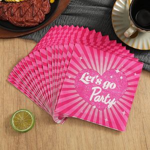 Printed Themed Party Paper Napkins 330mm 20 Sheets Per Pack Disposable With Custom Logo Design For Celebration Events - Product Image 4