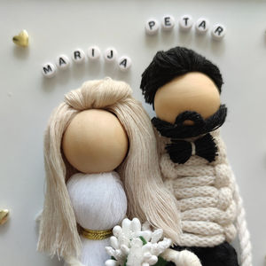 Hermosa historia de diseño de productos de corona de macramé ángulo de macramé muñeca DIY - Product Image 6