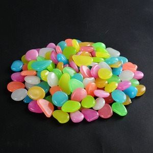 Galets de jardin phosphorescents pour trottoirs, terrasses, pelouses, patios, décoration de bassins à poissons, pierres lumineuses - Product Image 1