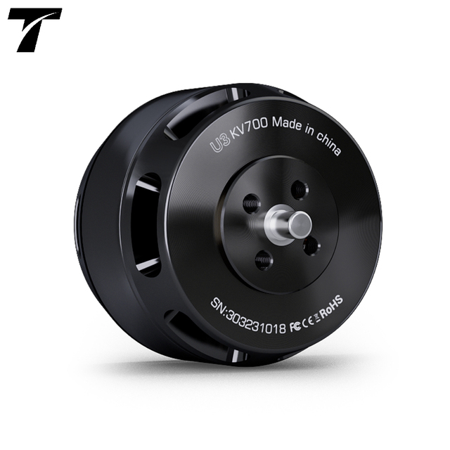 T-MOTOR U3 KV700 Highly Efficient BLDC Outrunner Motor for RC Model Aerial Vehicle Multicopter