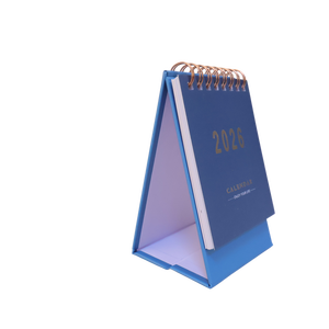 Custom Logo Desk Calendar with Standing Flip Design Spiral Coil Binding <strong>365</strong> <strong>Days</strong> New Yearly Monthly Table Calendar Printing - Product Image 1